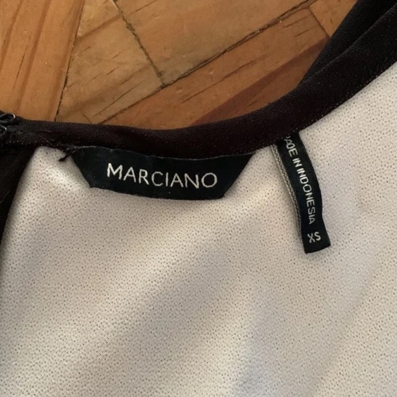 MARCIANO BLACK V NECK SLEEVELESS JUMPSUIT WOMENS XS NWOT - Picture 9 of 10